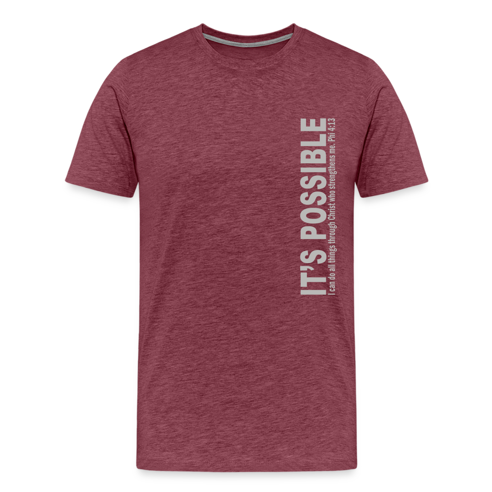 Men's Premium T-Shirt - heather burgundy