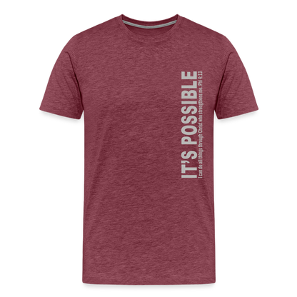 Men's Premium T-Shirt - heather burgundy