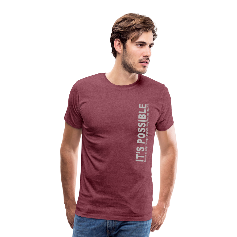 Men's Premium T-Shirt - heather burgundy