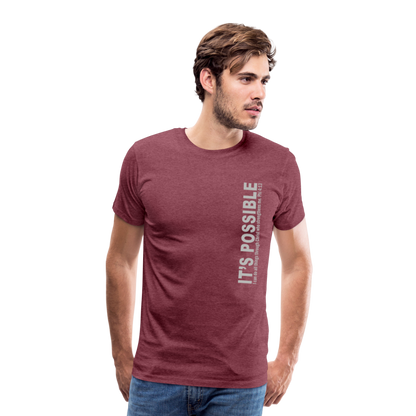 Men's Premium T-Shirt - heather burgundy