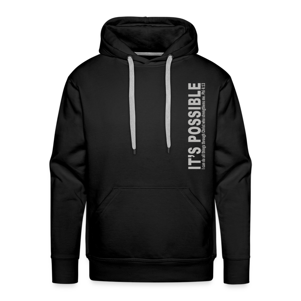 It's Possible Phi413 Men’s Premium Hoodie - black