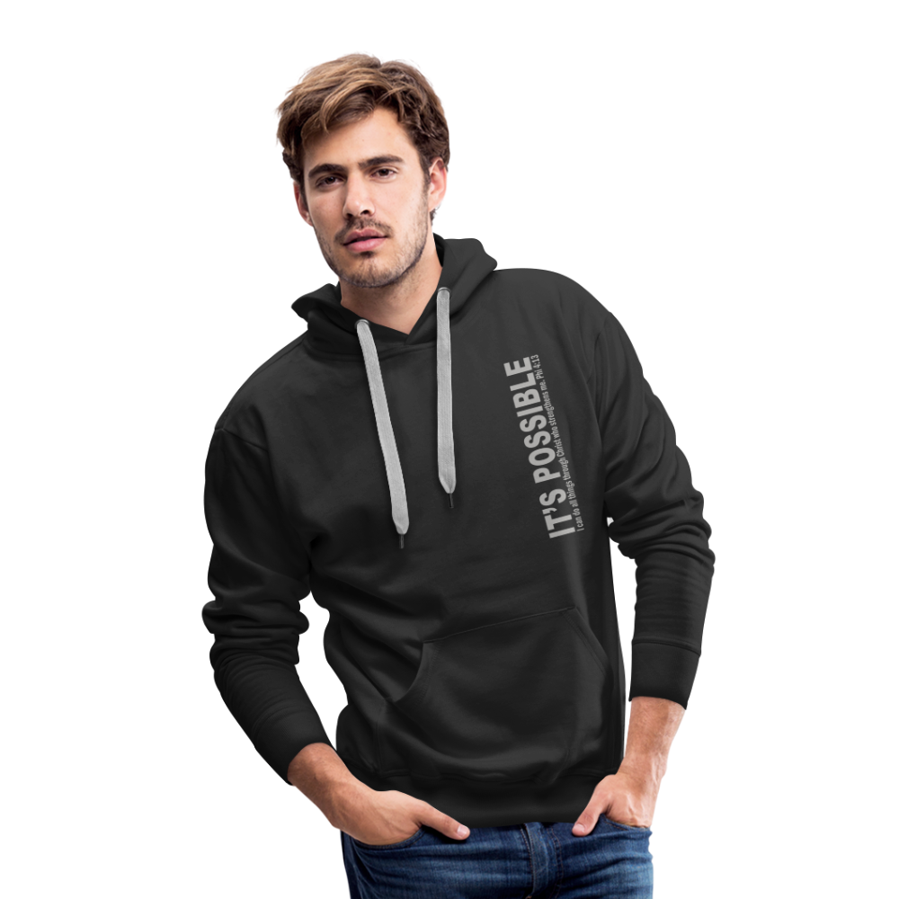 It's Possible Phi413 Men’s Premium Hoodie - black