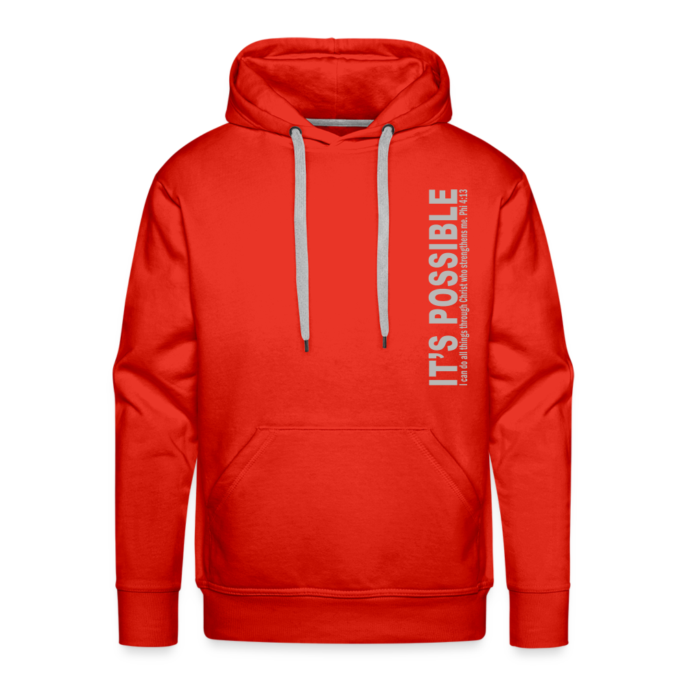 It's Possible Phi413 Men’s Premium Hoodie - red