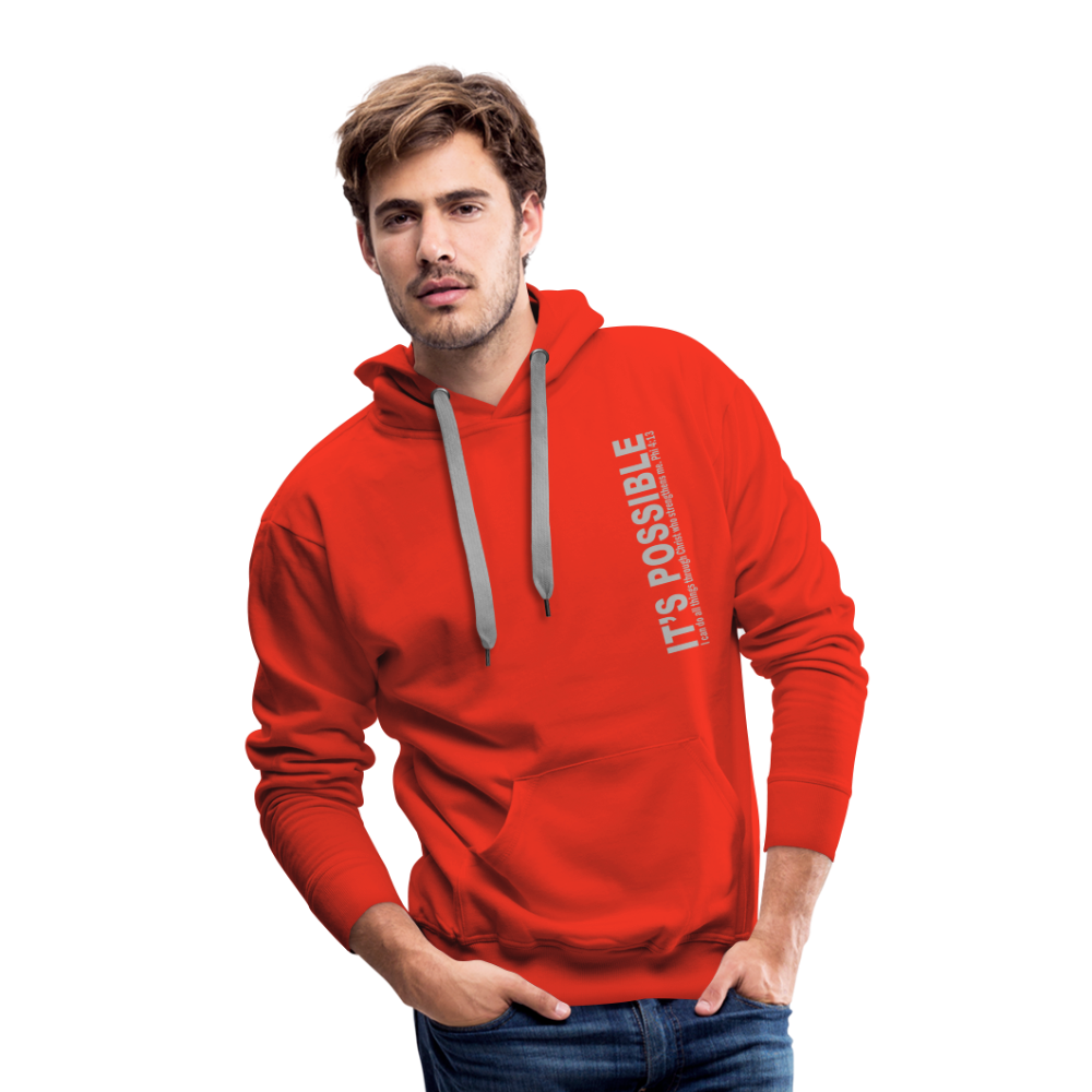 It's Possible Phi413 Men’s Premium Hoodie - red