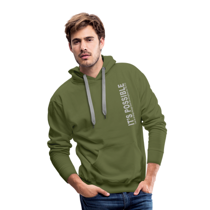 It's Possible Phi413 Men’s Premium Hoodie - olive green