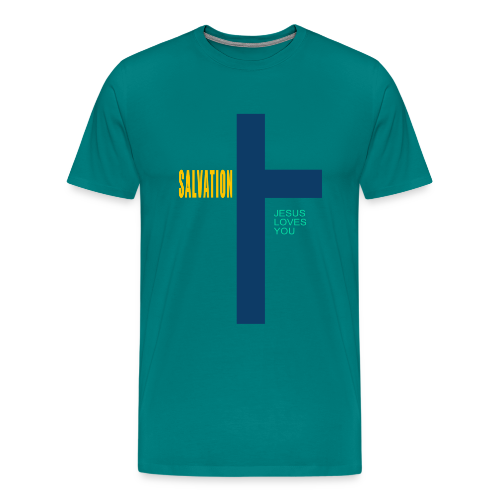 Salvation Men's Premium T-Shirt - teal