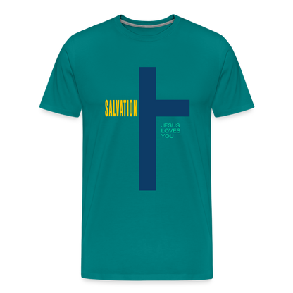 Salvation Men's Premium T-Shirt - teal