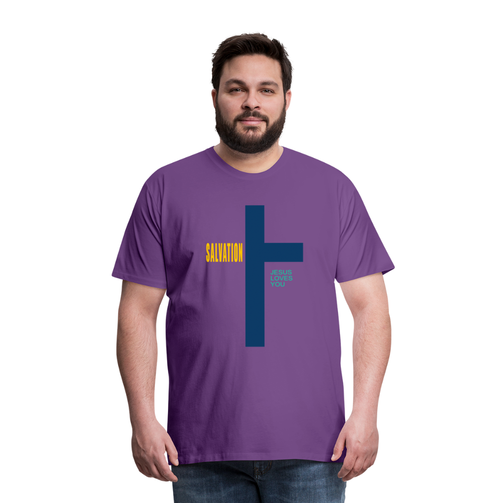 Salvation Men's Premium T-Shirt - purple