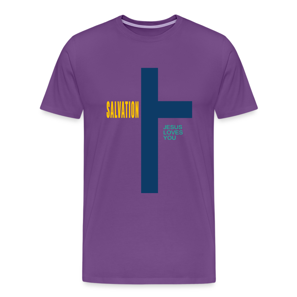 Salvation Men's Premium T-Shirt - purple