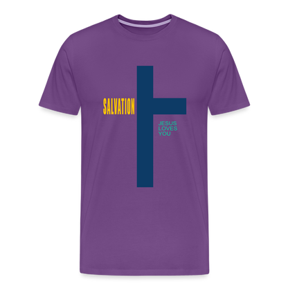 Salvation Men's Premium T-Shirt - purple