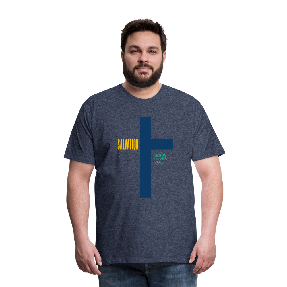 Salvation Men's Premium T-Shirt - heather blue