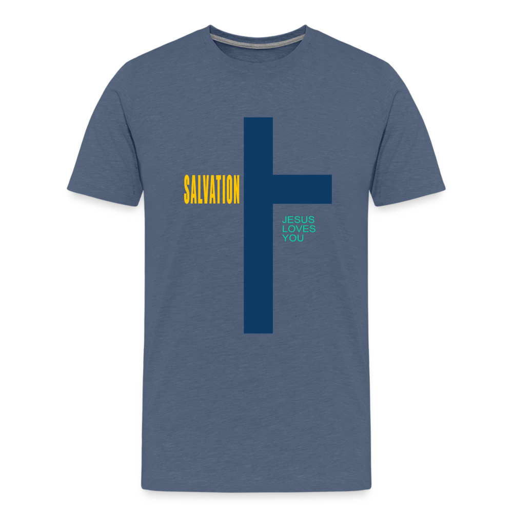 Salvation Men's Premium T-Shirt - heather blue