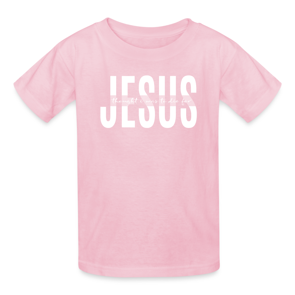 Jesus TDF Ultra Cotton Youth T-Shirt - light pink