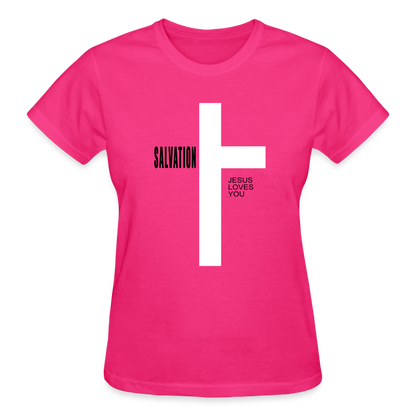 Salvation Ultra Cotton Ladies T-Shirt - fuchsia