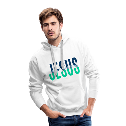 Jesus TDF Men’s Premium Hoodie - white