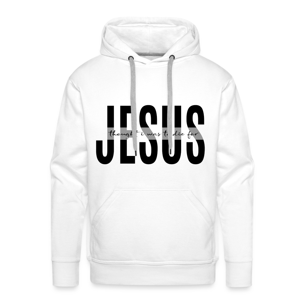 Jesus TDF Men’s Premium Hoodie - white