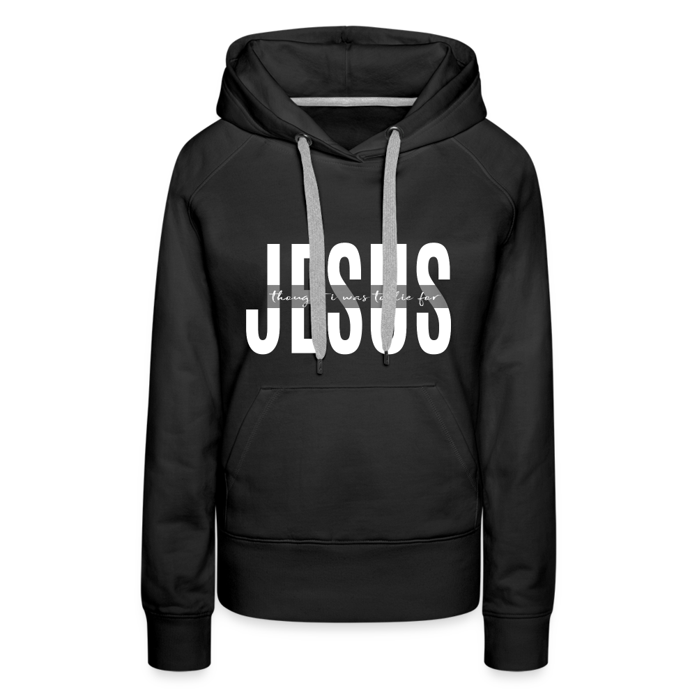 Jesus TDF Women’s Premium Hoodie - black