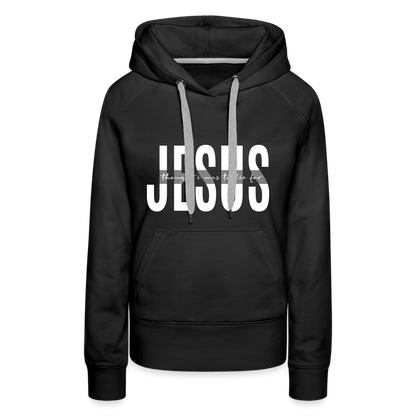 Jesus TDF Women’s Premium Hoodie - black