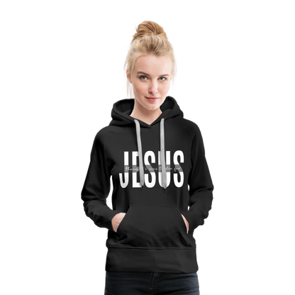 Jesus TDF Women’s Premium Hoodie - black