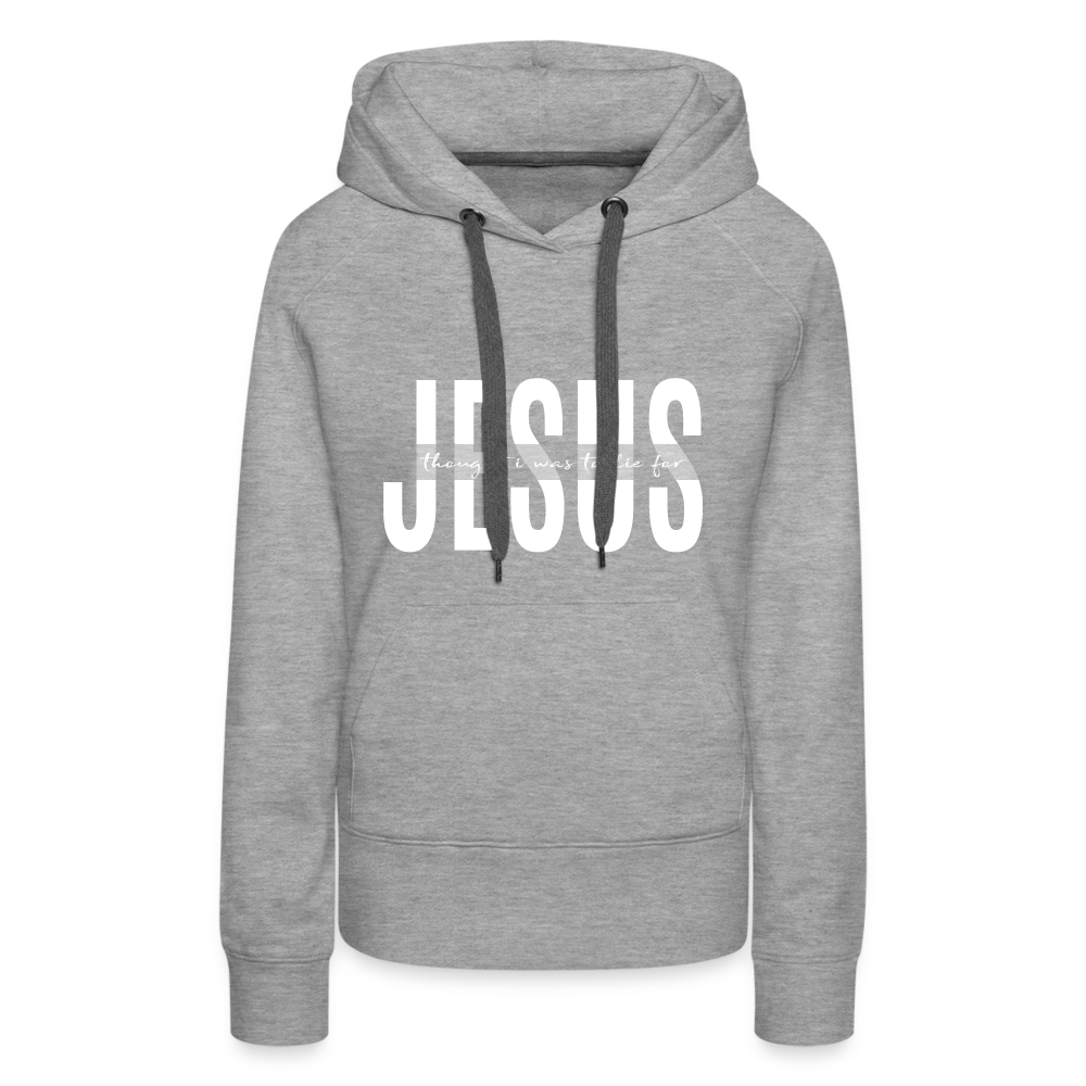 Jesus TDF Women’s Premium Hoodie - heather grey