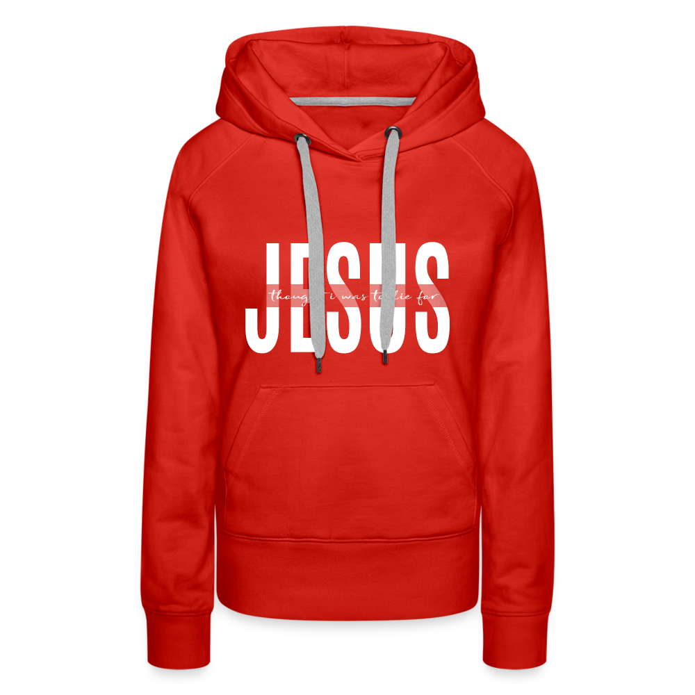 Jesus TDF Women’s Premium Hoodie - red