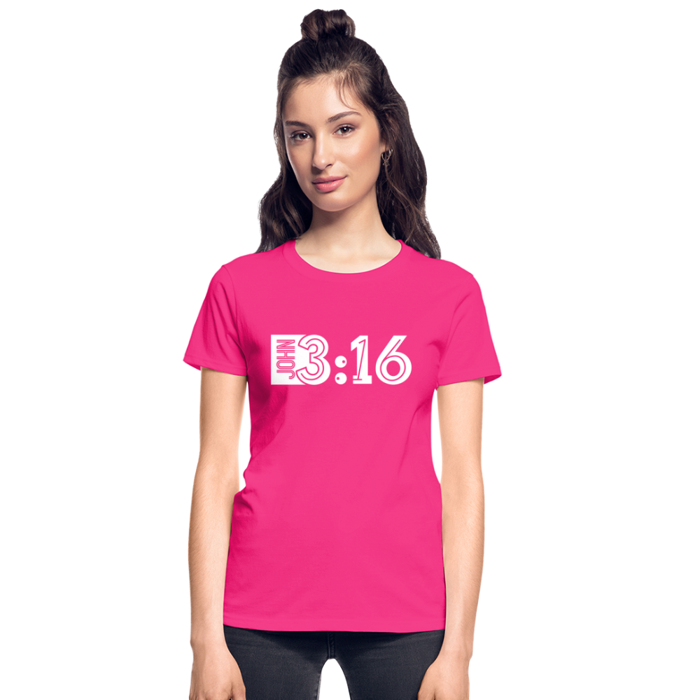 JN316 Ultra Cotton Ladies T-Shirt - fuchsia