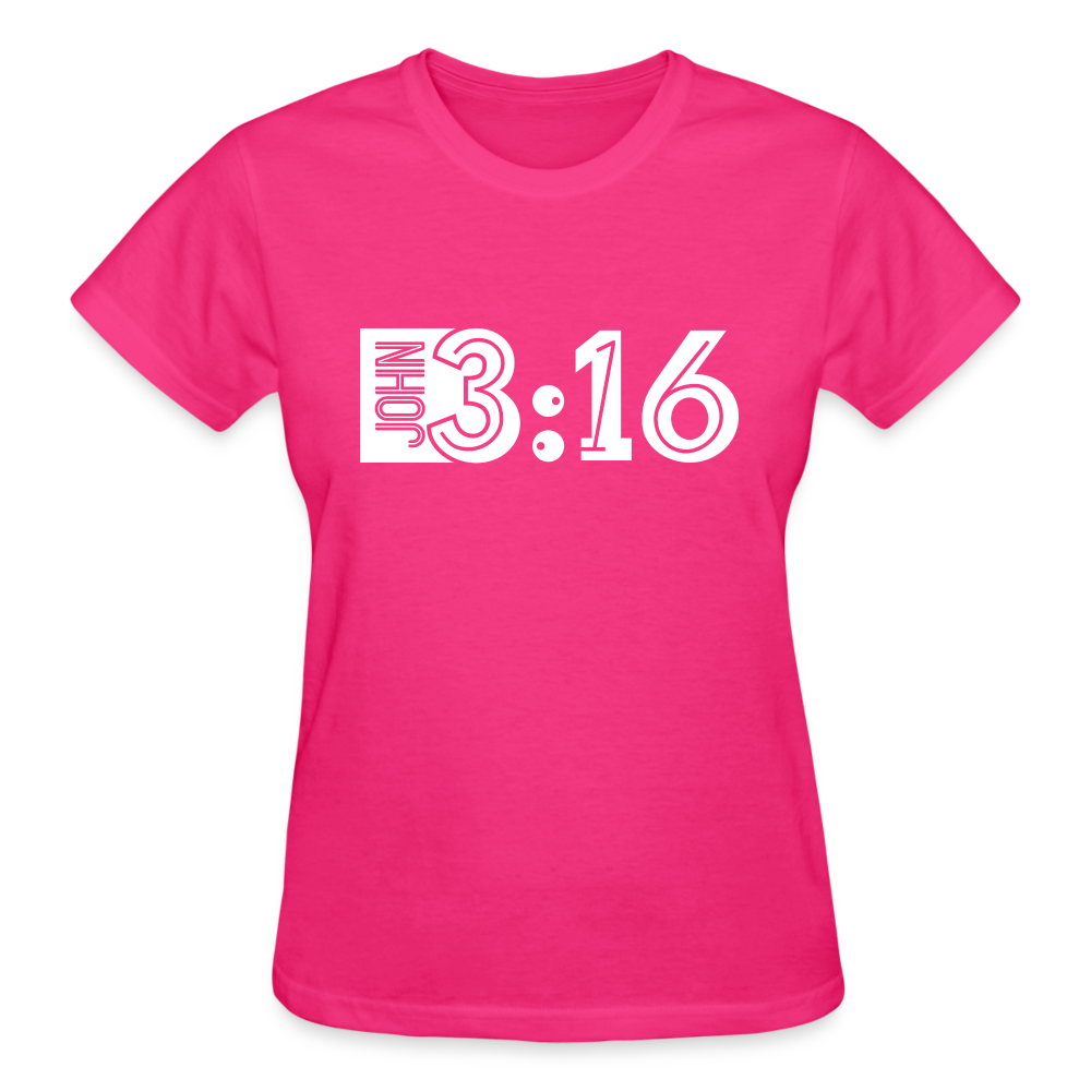 JN316 Ultra Cotton Ladies T-Shirt - fuchsia