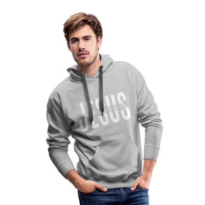 Jesus TDF Men’s Premium Hoodie - heather grey