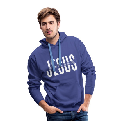 Jesus TDF Men’s Premium Hoodie - royal blue