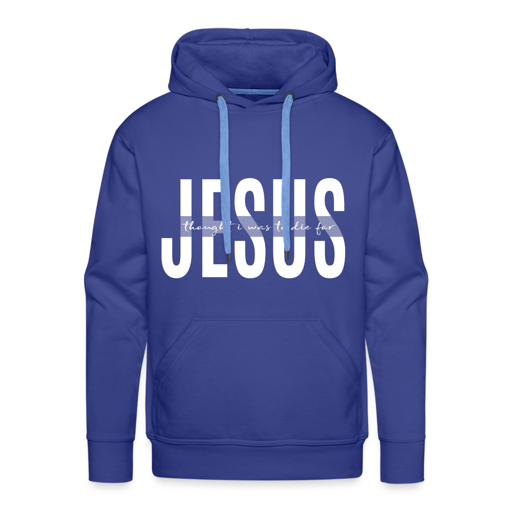 Jesus TDF Men’s Premium Hoodie - royal blue