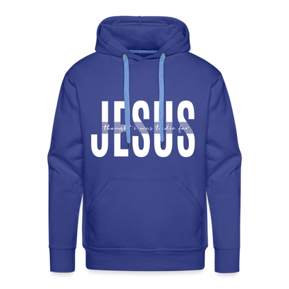 Jesus TDF Men’s Premium Hoodie - royal blue