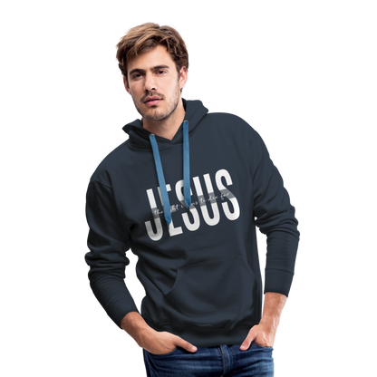 Jesus TDF Men’s Premium Hoodie - navy