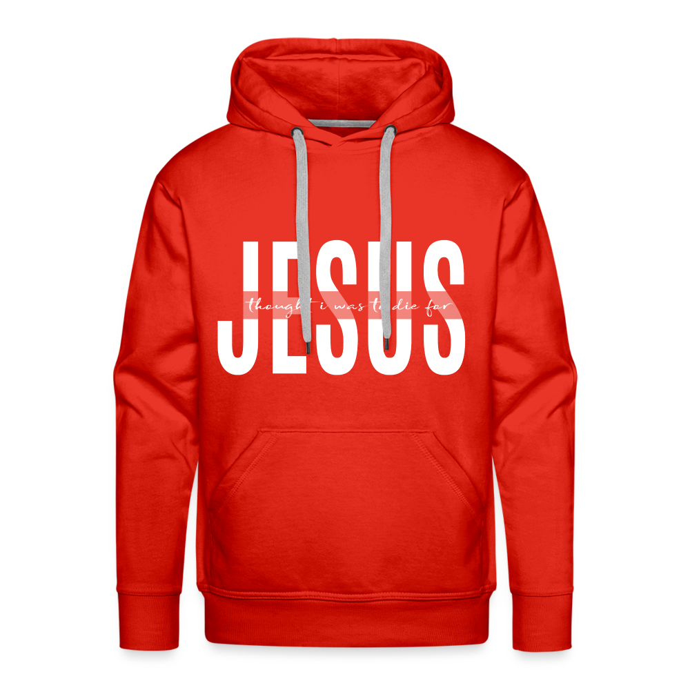 Jesus TDF Men’s Premium Hoodie - red