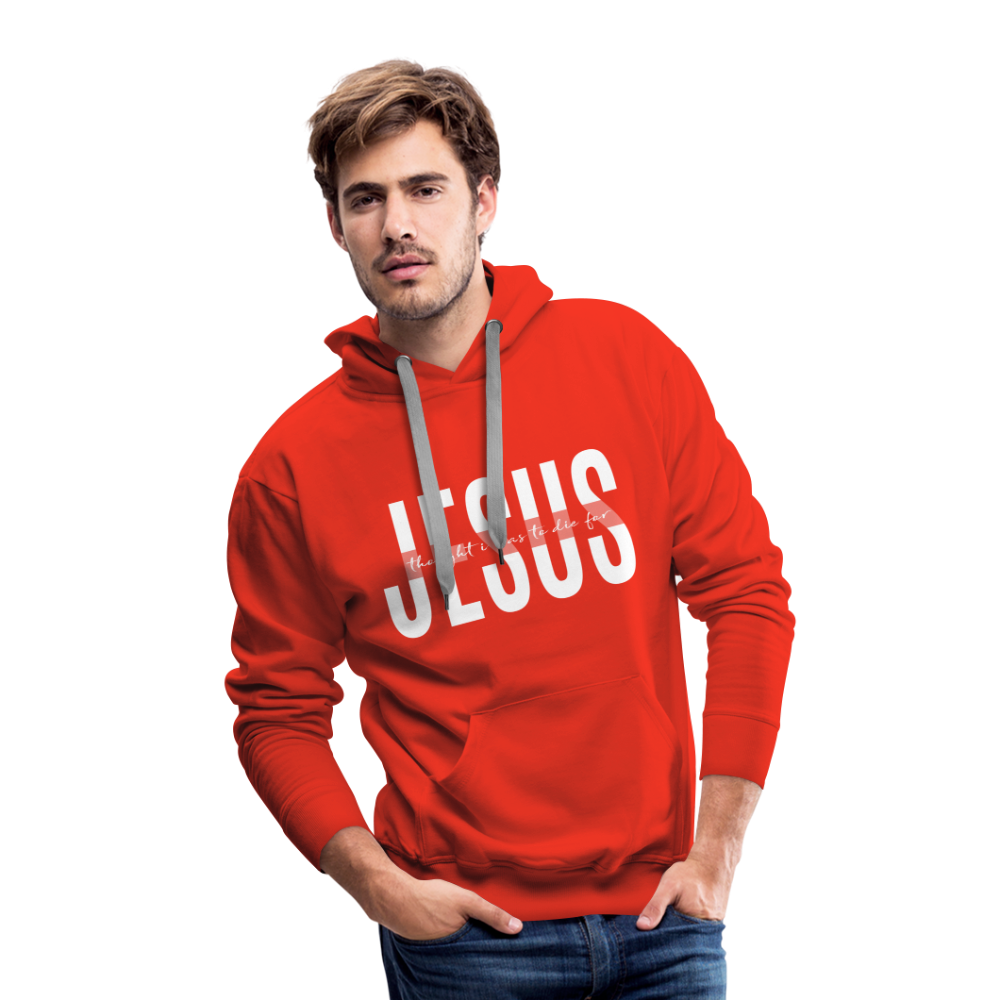 Jesus TDF Men’s Premium Hoodie - red