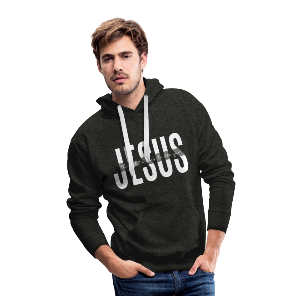 Jesus TDF Men’s Premium Hoodie - charcoal grey